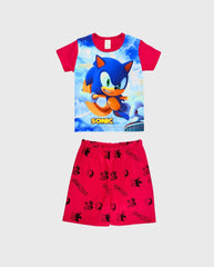 Pijama Bermuda Sonic Color Surtido