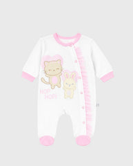 Pijama Enteriza Amigas Tul Rosa diseño