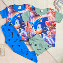Pijama Pantalón Sonic Colores Surtido