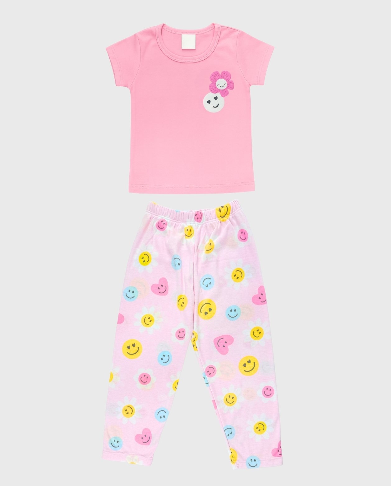 Pijama Pantalón Cara Feliz Color Surtido