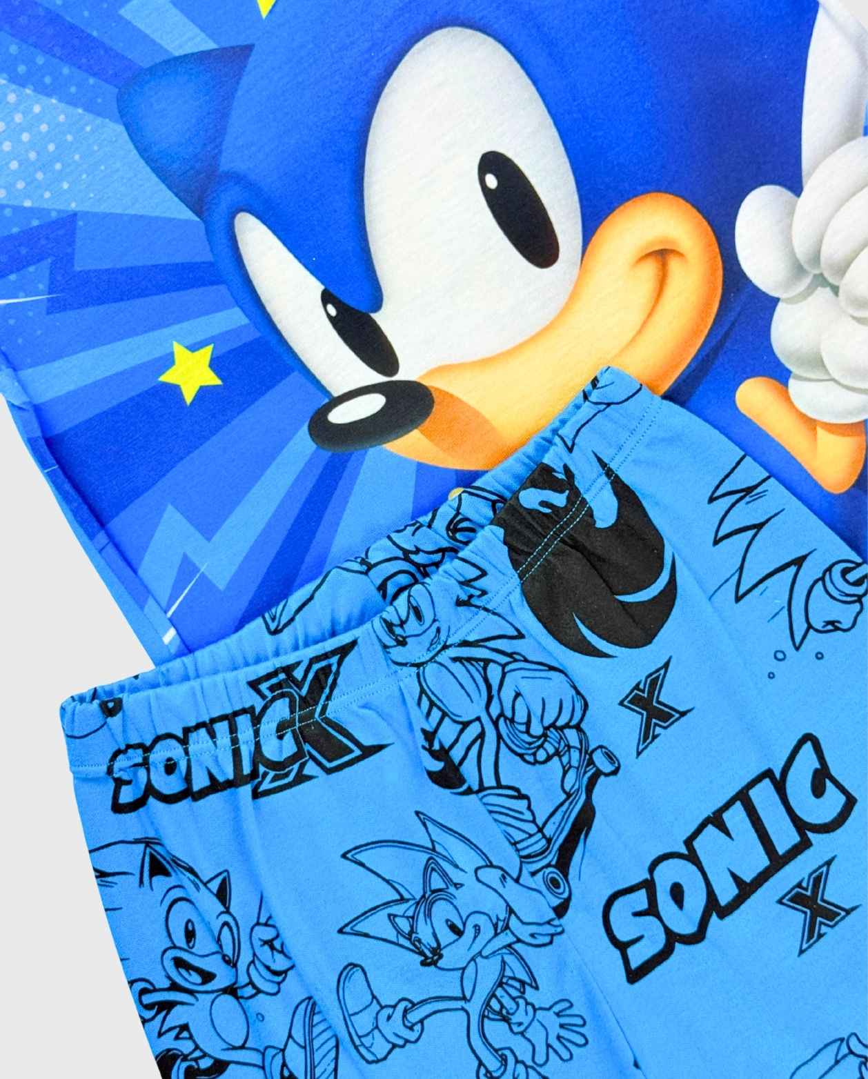 Pijama Pantalón Sonic Colores Surtido Azul