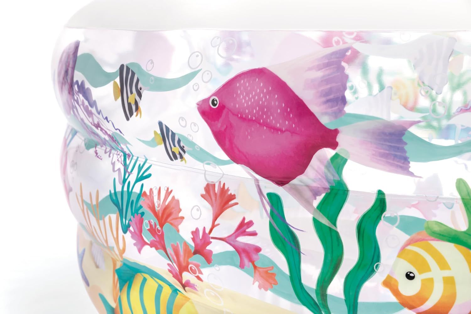 Piscina Inflable Circular Animales Del Mar detalle