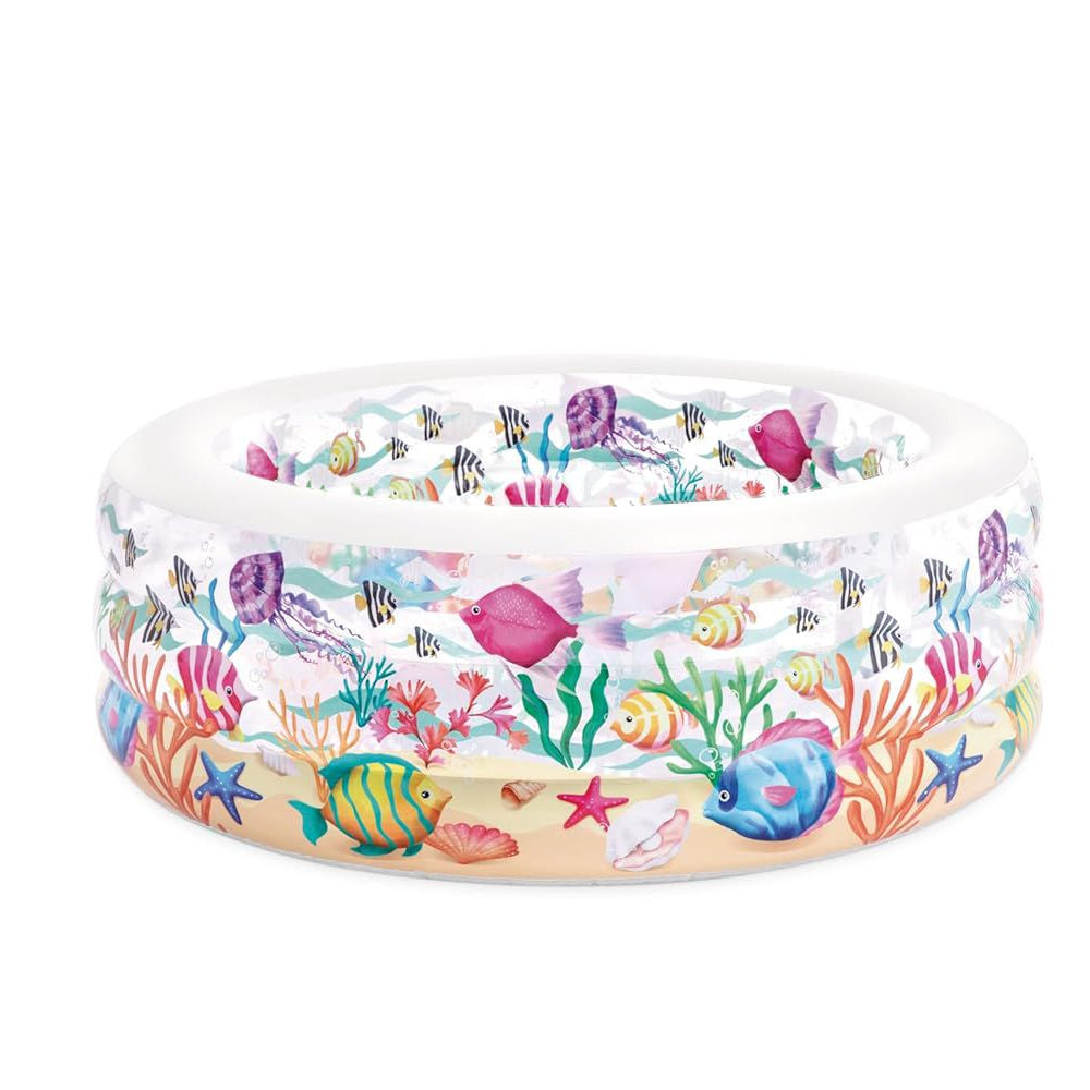 Piscina Inflable Circular Animales Del Mar diseño