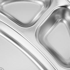 Plato Infantil En Acero Inoxidable Con Diseño De Oso Diseño