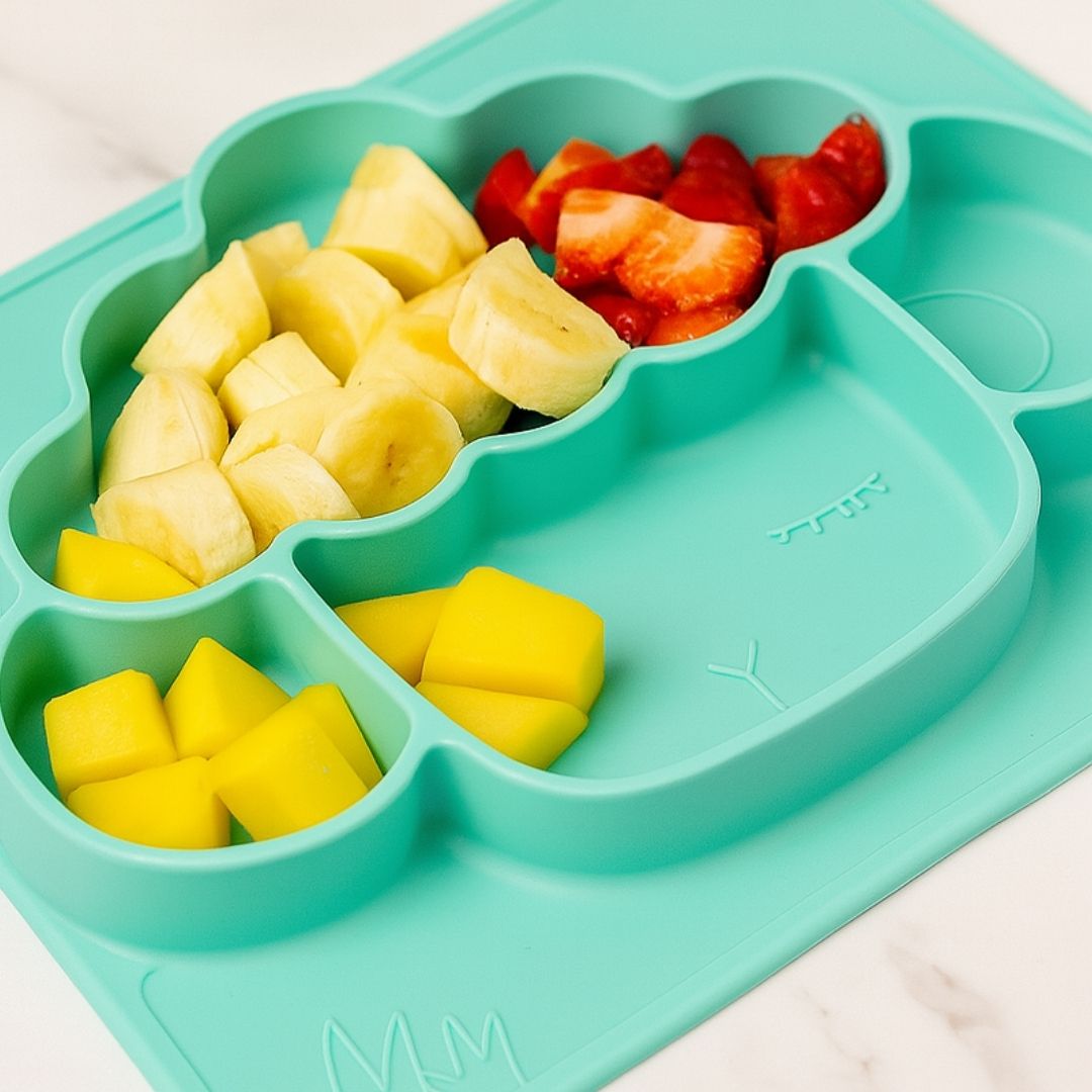 Plato En Silicona Oveja Detalle Fruta