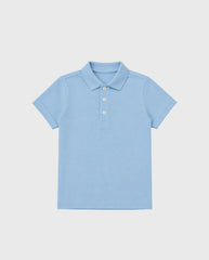 Polo Clásico Para Niño Azul Claro Zippy