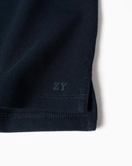 Polo Clásico Para Niño Azul Oscuro Zippy detalle