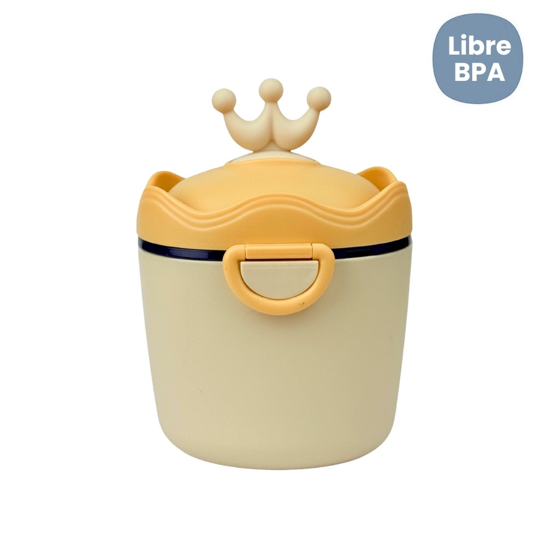 Porta Leche y Alimentos Corona Amarillo
