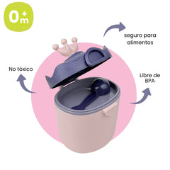 Porta Leche y Alimentos Corona Detalles