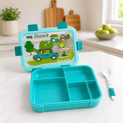 Porta Comida Con Compartimientos dino
