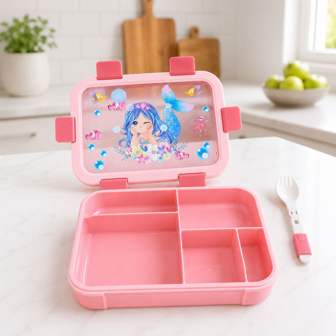 Porta Comida Con Compartimientos sirena
