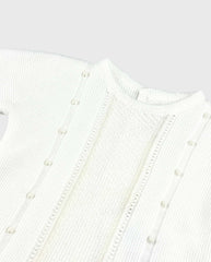 Primer Dia Tricot Puntos Blanco Martin Aranda Detalle