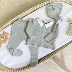 Primer Día Tricot Cuello Gris Martín Aranda