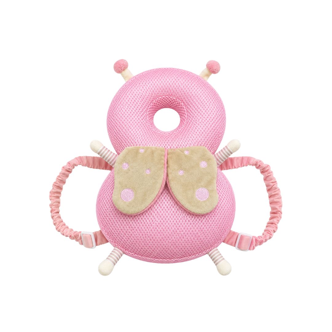 Protector De Cabeza Y Espalda Malla Animales rosa