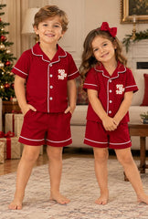 Pijama Camisa Hohoho Rojo modelo