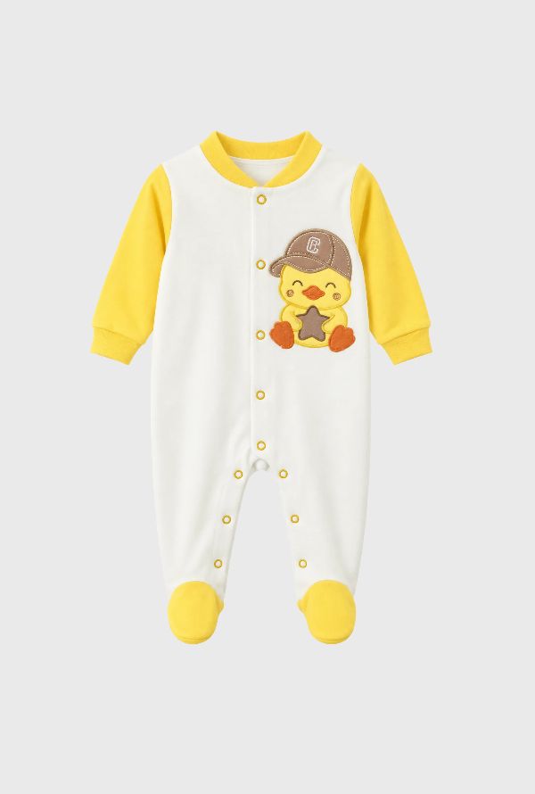 Pijama Enteriza Bordado Pato pollo