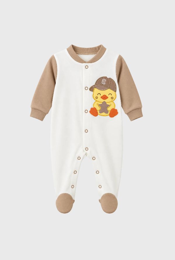 Pijama Enteriza Bordado Pato