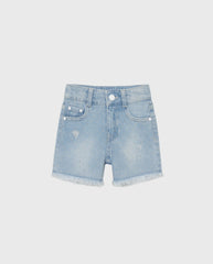Short Denim Claro Brillos