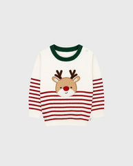 Saco Tricot Reno Rayas Blanco