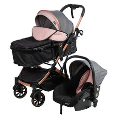 Coche Moises Con Portabebe Clint Rosa Ebaby® 