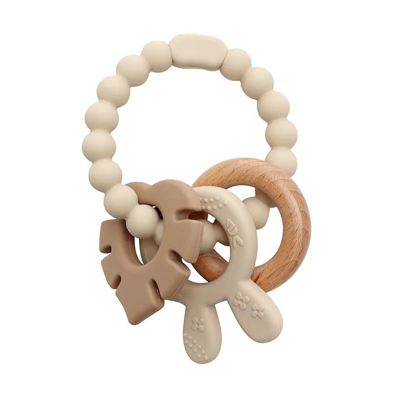 Rasca Encias En Silicona Circular Orejas BEIGE