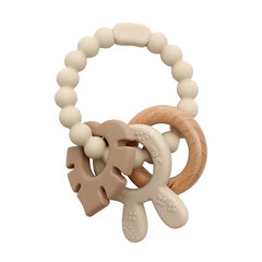 Rasca Encias En Silicona Circular Orejas BEIGE