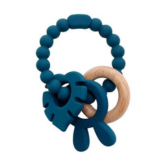 Rasca Encias En Silicona Circular Orejas azul