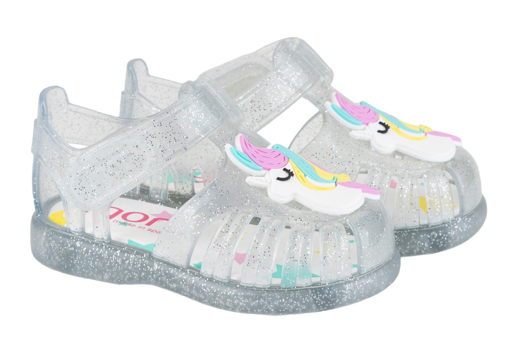 Sandalias Tobby Gloss Transparente Unicornio Igor