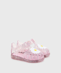 Sandalias Tobby Gloss Flor Glitter Rosa Igor Cierre