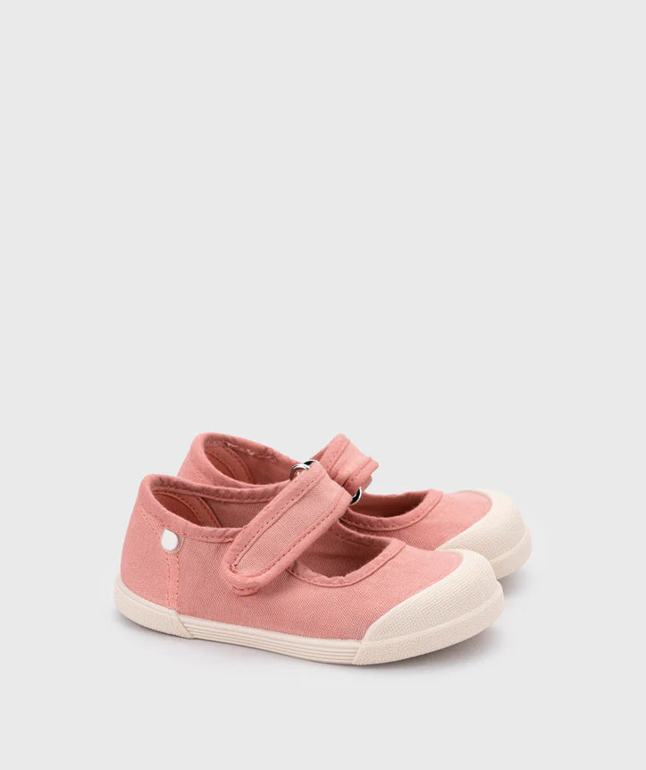 Tenis Lona Mercedes Nuevo Rosa Igor