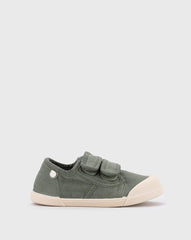 Tenis Lona V Velcro Kaki Igor