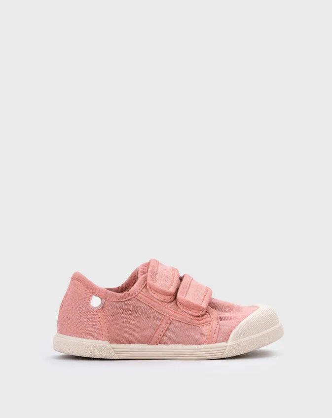 Tenis Lona Velcro Nuevo Rosa Igor Estilo