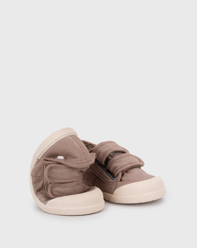 Tenis Lona V Velcro Cacao Igor Suela