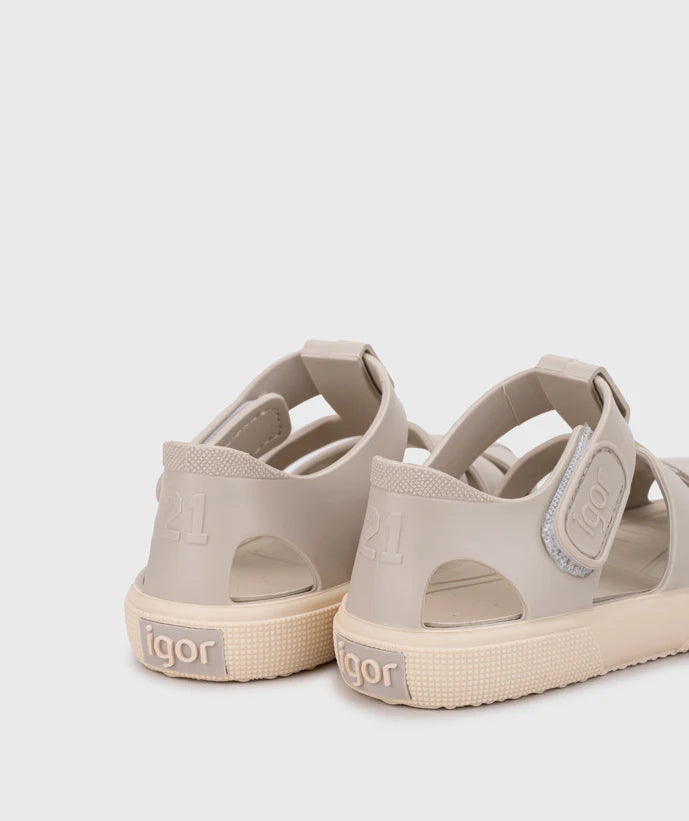 Sandalias Bay Sand Gris Igor Diseño