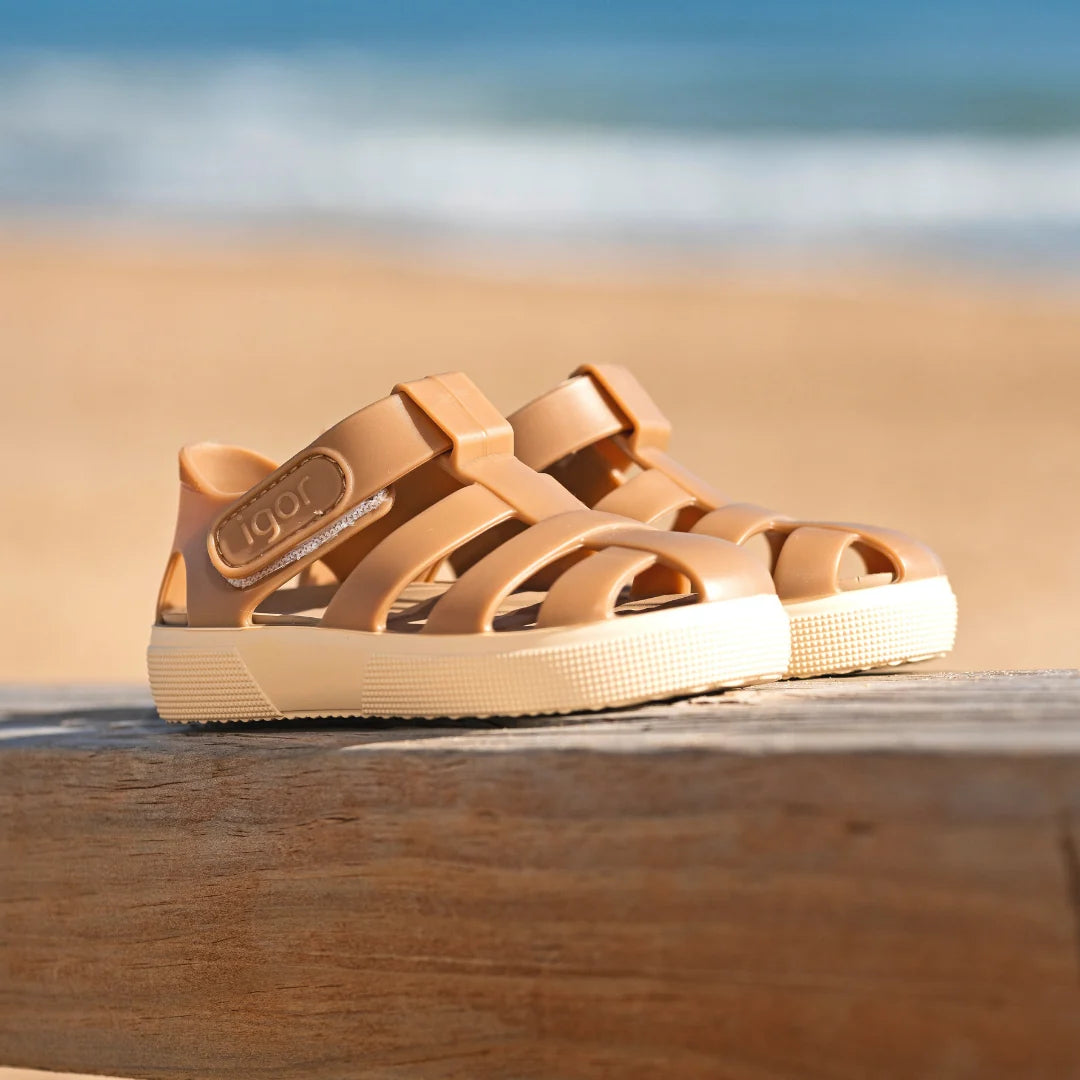 Sandalias Bay Taupe Igor playa
