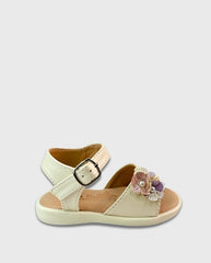 Sandalias Flores Blanco Girl