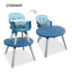 Comedor Para Bebé 3 en 1 Baby Desk Azul Bebesit Escritorio