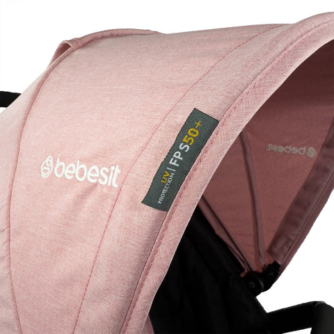 Coche Moisés Alfa Rosa Bebesit