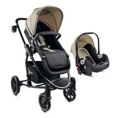 Coche Moisés Con Porta Bebé Prima Beige Bebesit