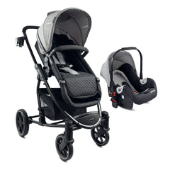 Coche Con Porta Bebé Prima Gris Bebesit