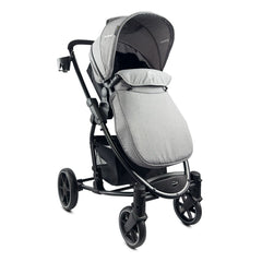 Coche Con Porta Bebé Prima Gris Bebesit modelo 