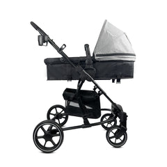 Coche Con Porta Bebé Prima Gris Bebesit Moises