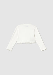 Saco Corto Tricot Blanco Mayoral diseño