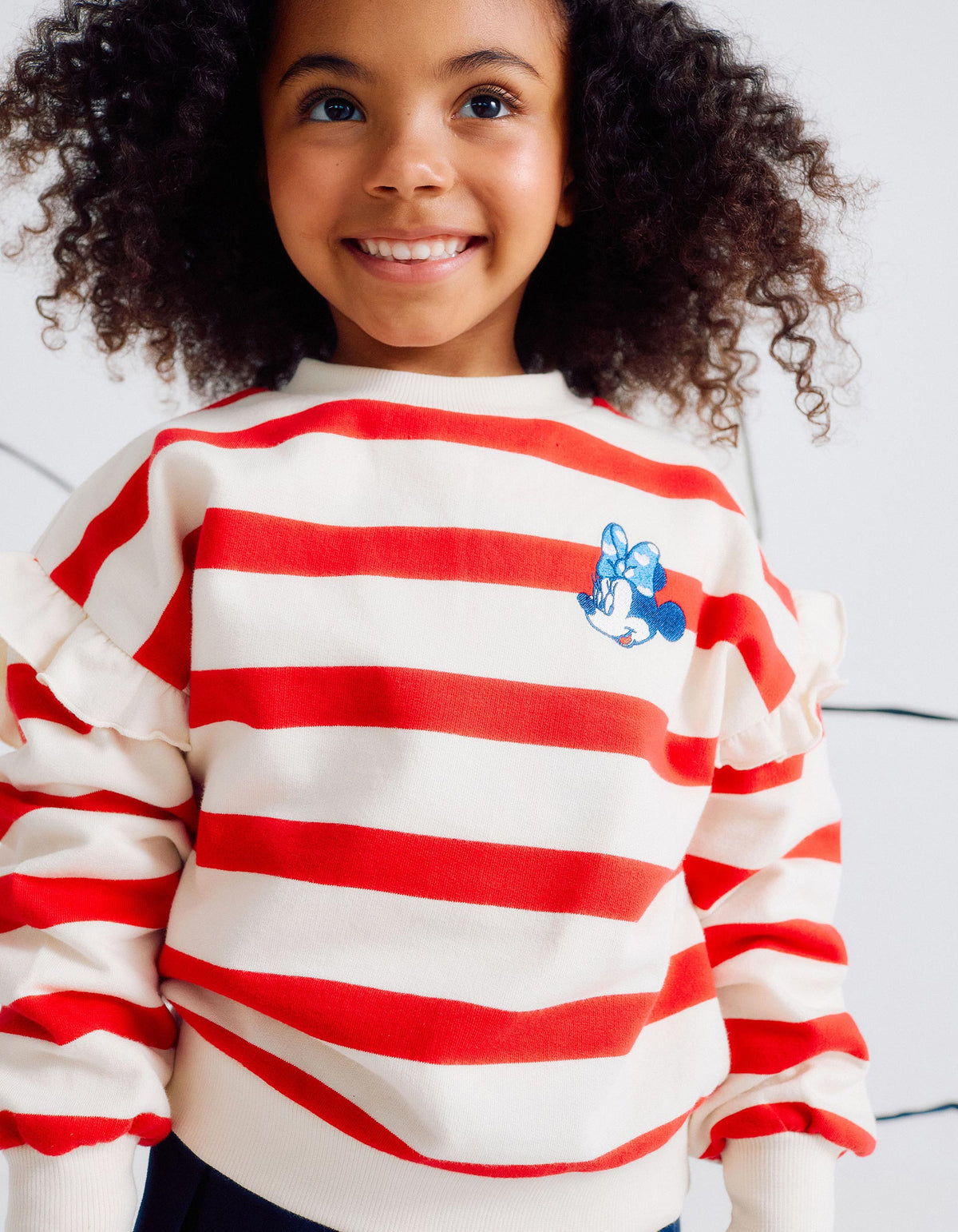 Saco Lineas Minnie Beige Con Rojo Zippy