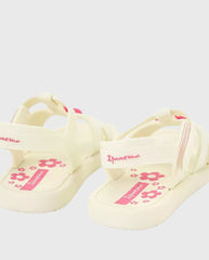 Sandalias Amore Baby  Flor Marfil detalle