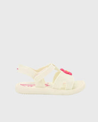 Sandalias Amore Baby  Flor Marfil perfil