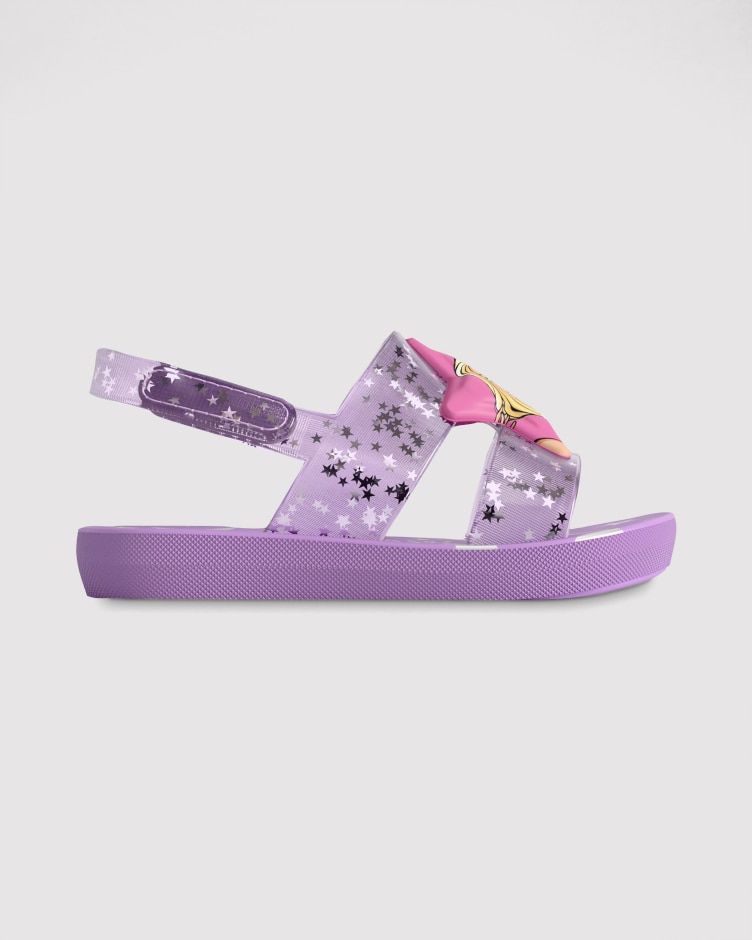 Sandalias Barbie Pop Star Glitter Lila perfil