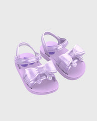 Sandalias Barbie Rosy Moño Lila