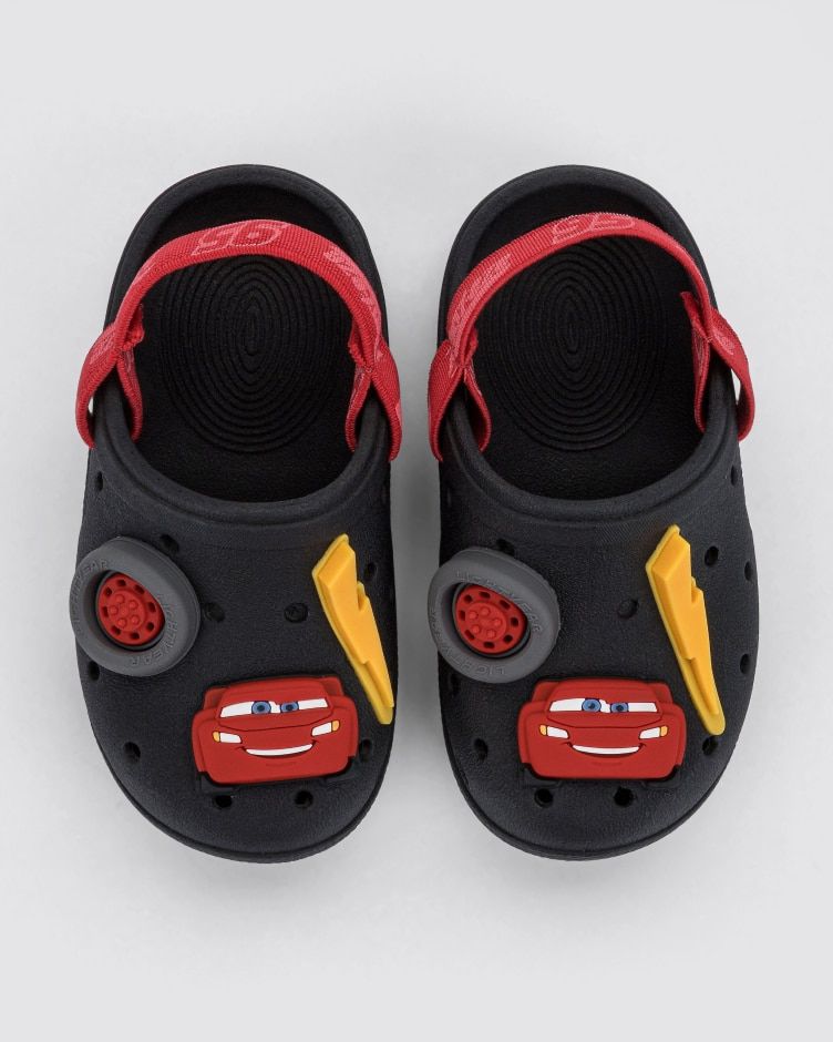 Sandalias Disney Moments Baby Cars Negro detalle