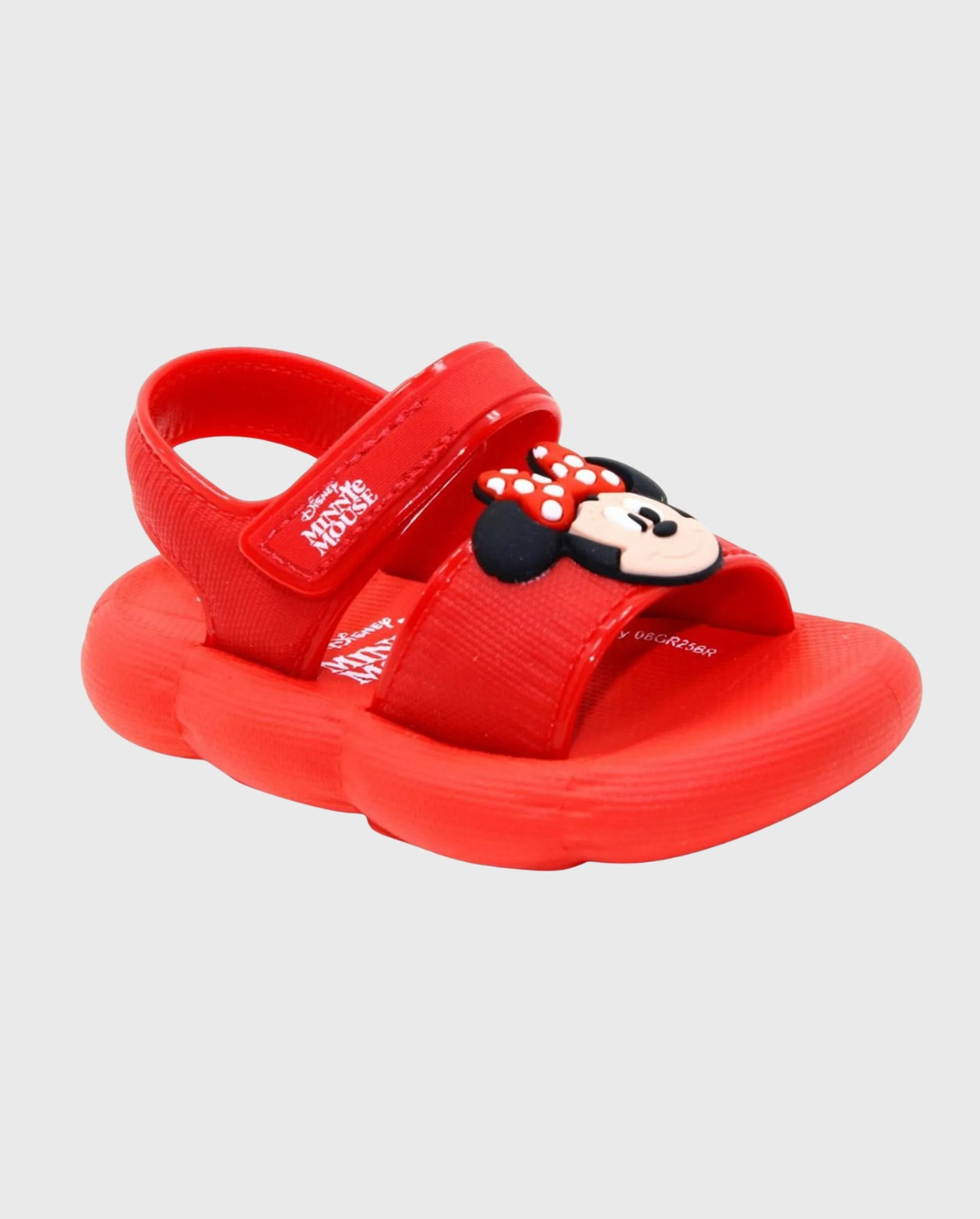 Sandalias Disney Pump Minnie Rojo detalle